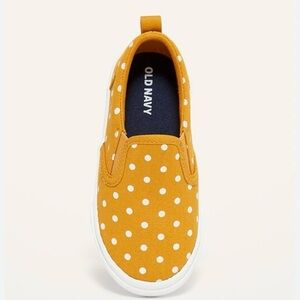 Old Navy Yellow and White Slip-On Sneakers